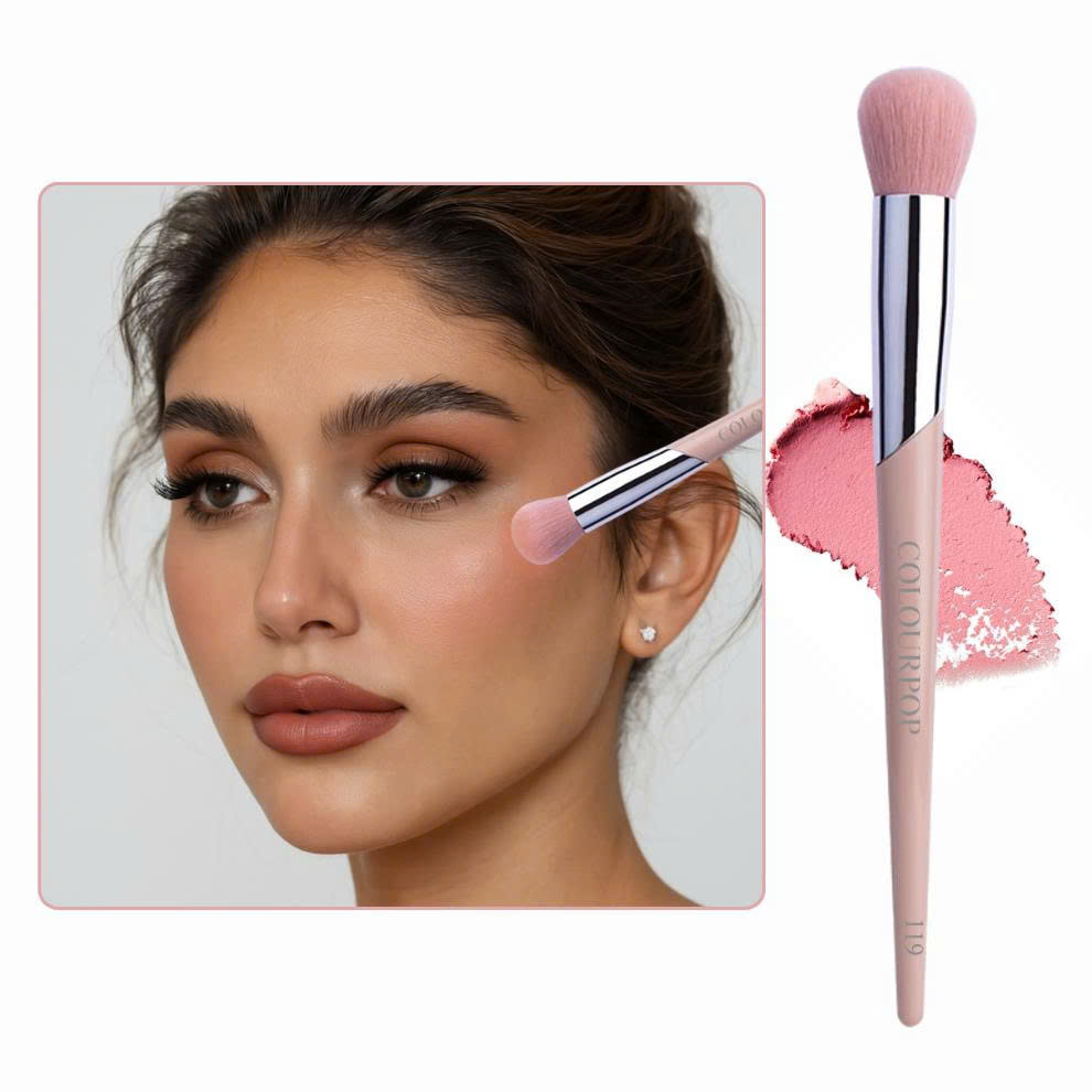 Cọ Má Hồng Kem Và Highlight Bắt Sáng COLOURPOP Blush Brush C119